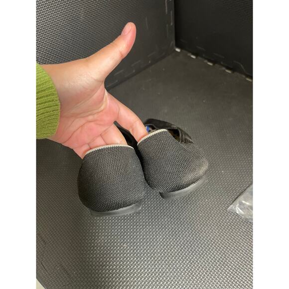 Rothy's the point flats black animal print shoes washable minimalist womens 11 - Picture 7 of 7